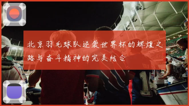 北京羽毛球队逆袭世界杯的辉煌之路与奋斗精神的完美结合